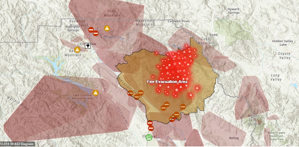 North Bay Fire Map