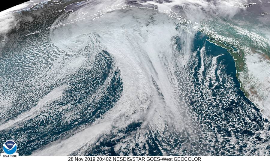 Atmospheric River to Brush North Bay, Big Rain Totals Coming