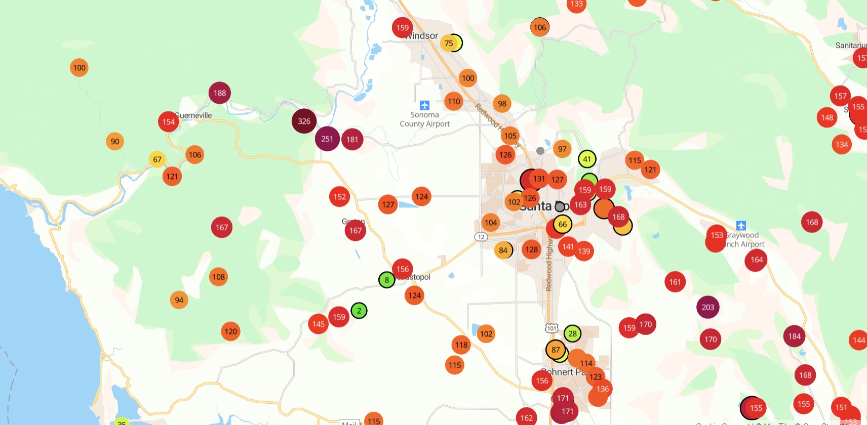 Air Quality Advisories, Bad Air Quality Across Entire North Bay – News ...