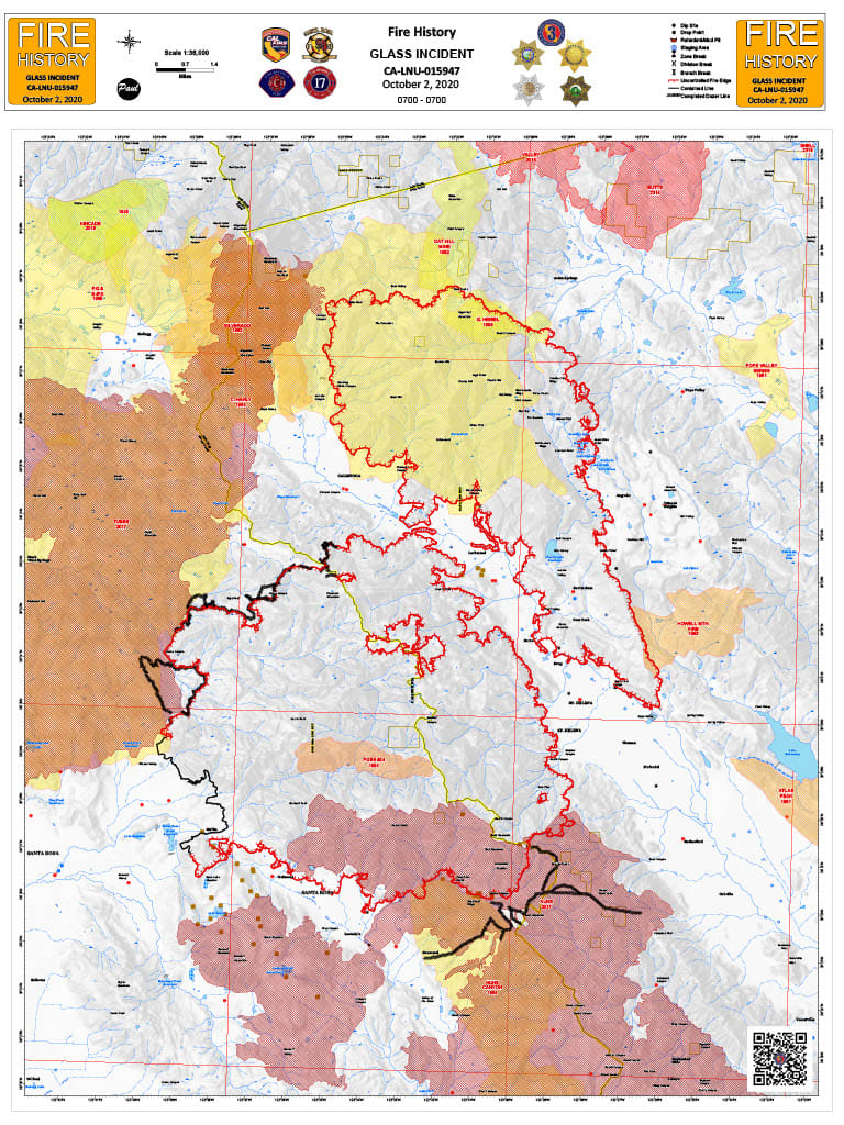 Official Cal Fire Map Shows History Of Sonoma County Fires News Of The North Bay